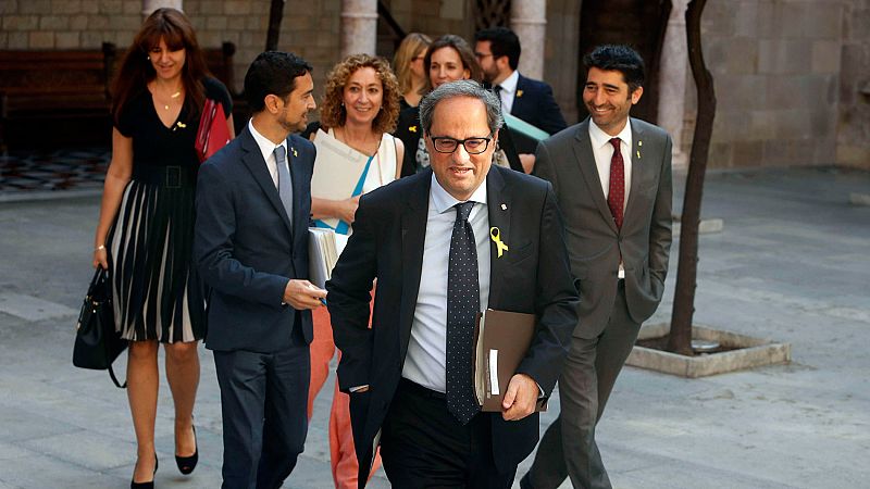Torra trata de aislar al Govern de la disputa con ERC por la suspensión de Puigdemont