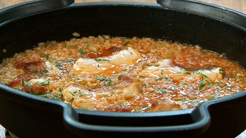 Arroz meloso de cabracho