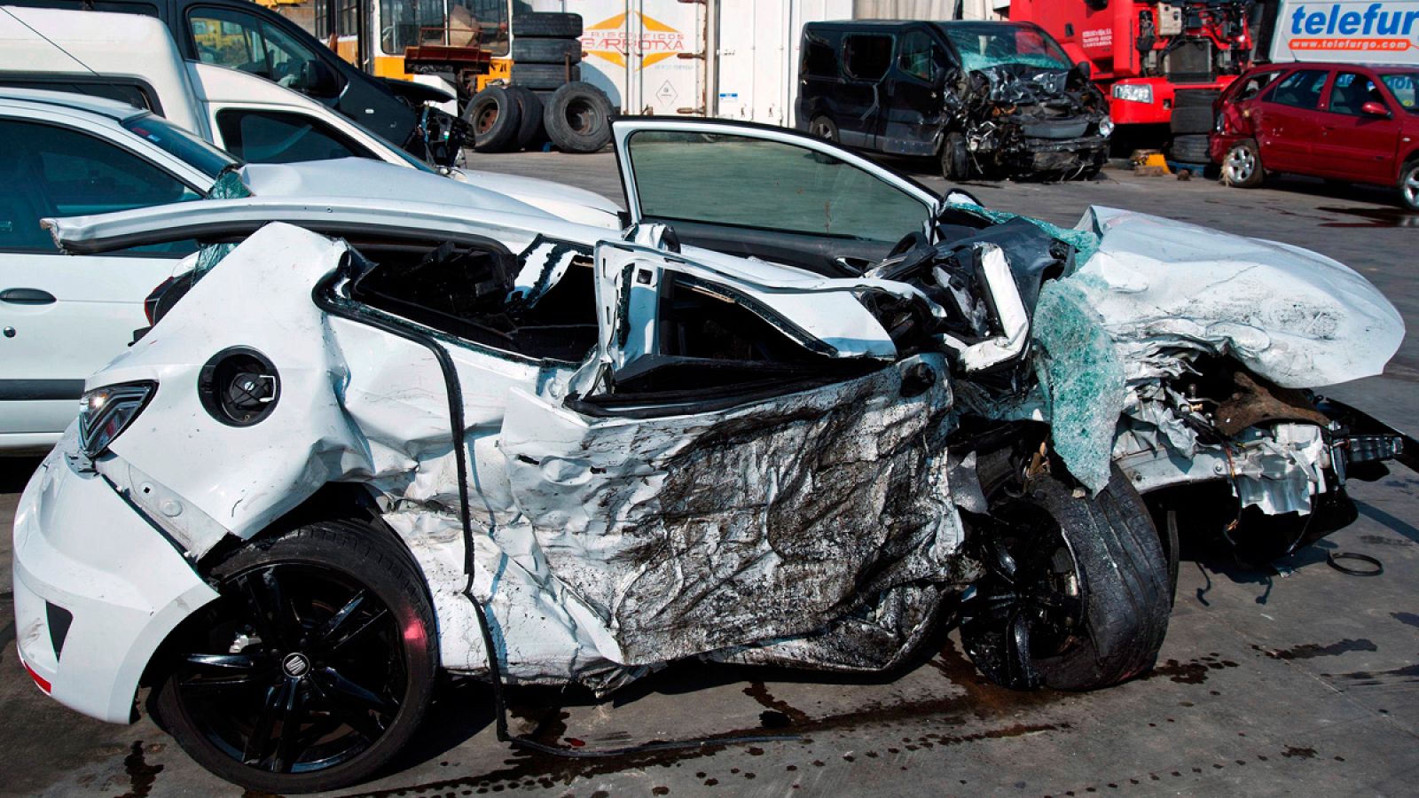 Cuatro muertos en un choque frontal en la localidad gerundense de Vidreres