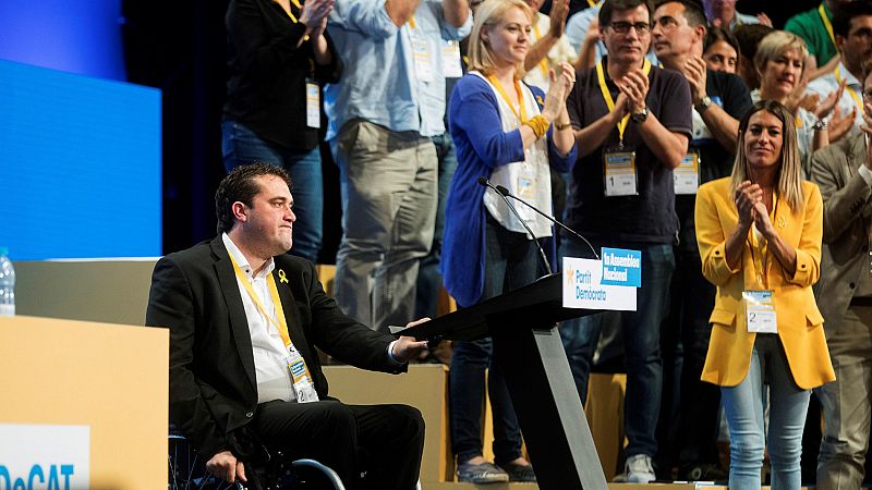 David Bonvehí, candidato de Puigdemont, nuevo líder del PDeCAT con el rechazo de un tercio de las bases