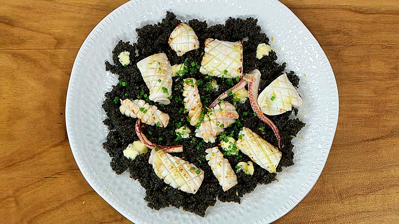 Cusc�s negro de calamar