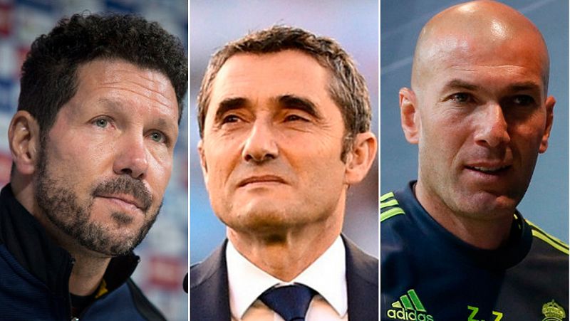Simeone, Valverde y Zidane, nominados al The Best
