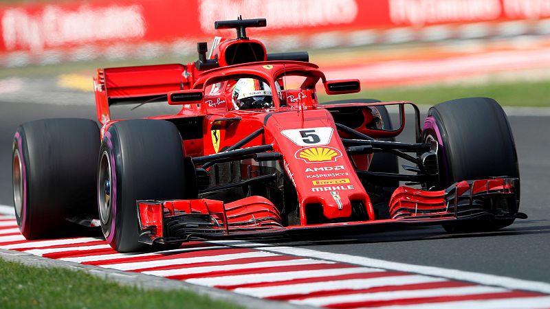 Vettel marca el ritmo en Hungría con Sainz octavo y Alonso duodécimo