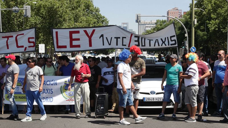 El conflicto del taxi y los VTC en seis preguntas