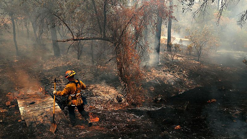 Los incendios de California matan a ocho personas y arrasan ya 93.000 hectáreas
