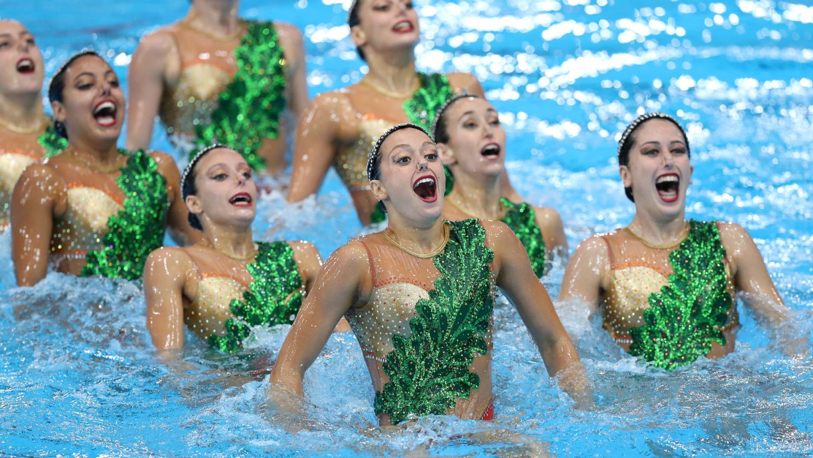 European Championships. Ejercicio de España en la final de rutina técnica | Ver