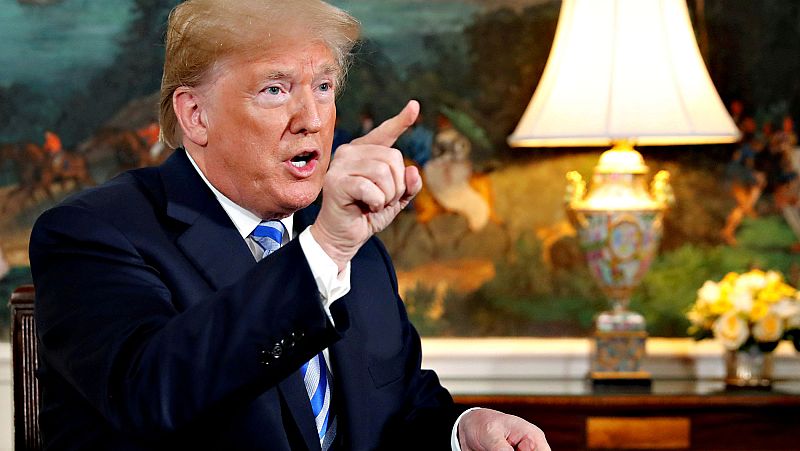 Trump avisa a la UE: "Todo el que haga negocios con Irán no los hará con EE.UU."