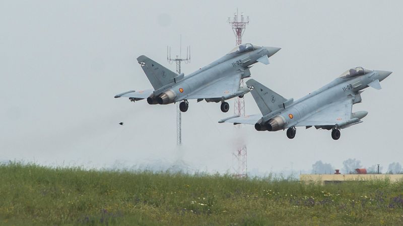 Un Eurofighter español dispara accidentalmente un misil en Estonia sin consecuencias