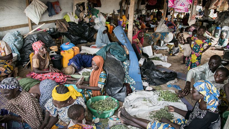 La desesperada espera de los desplazados internos en Nigeria