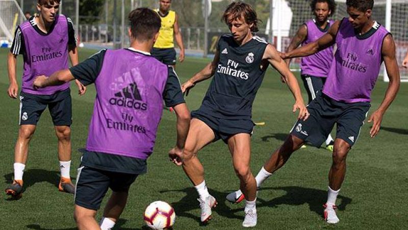 Luka Modric vuelve a los entrenamientos y Kovacic lo hace en el gimnasio