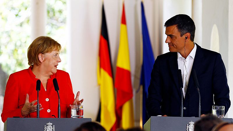 Sánchez y Merkel apuestan por reforzar la cooperación con Marruecos y otros países para controlar la migración