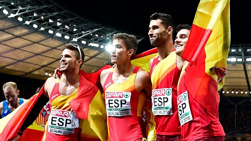 Bronce agridulce del relevo 4x400m masculino español