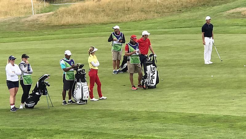 España pierde el bronce ante Suecia en el desempate de golf mixto