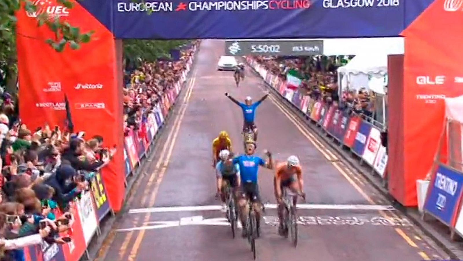 European Championships. Herrada roza la medalla en Glasgow; el oro para Trentin | Ver