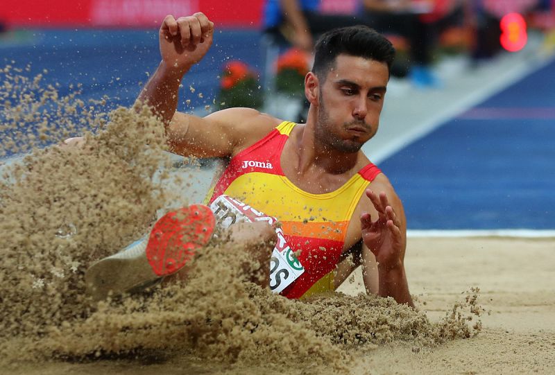 Pablo Torrijos queda quinto en la final del triple salto