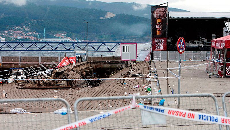 El PP de Vigo ya advirtió antes del suceso del mal estado de conservación de la plataforma derrumbada en Vigo