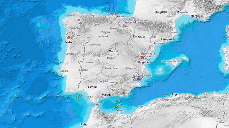 Un terremoto de magnitud 4,3 registrado en Albatera (Alicante) hace temblar parte del sureste peninsular