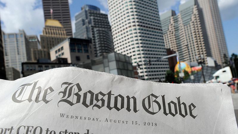 Editoriales coordinados en más de 300 periódicos de EE.UU. para denunciar los ataques de Trump