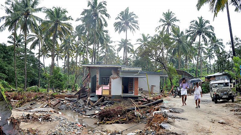 El estado indio de Kerala sufre sus peores inundaciones en un siglo