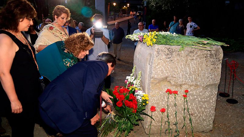 Granada homenajea a las víctimas de la Guerra Civil en el 82 aniversario del fusilamiento de García Lorca