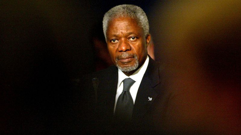 Personalidades del mundo de la política despiden a Kofi Annan, un "luchador incansable por la paz"