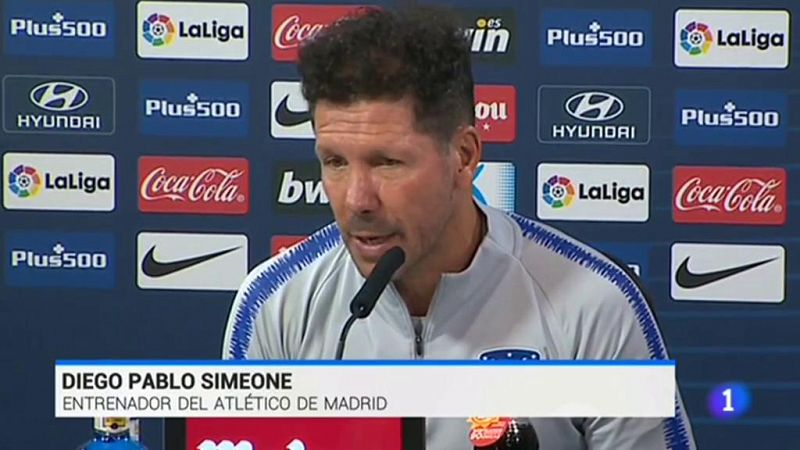 Simeone: "Filipe va a jugar. Mi cabeza está solo en el Valencia"