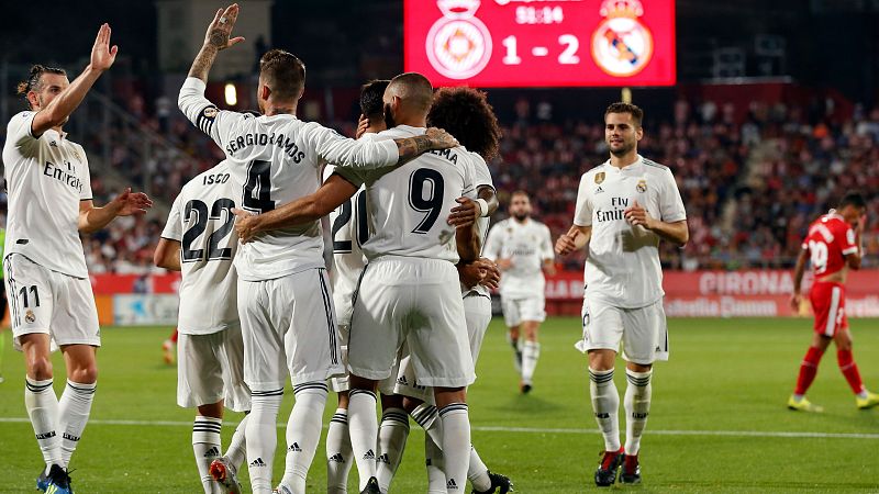 El Madrid logra una engañosa goleada en Girona