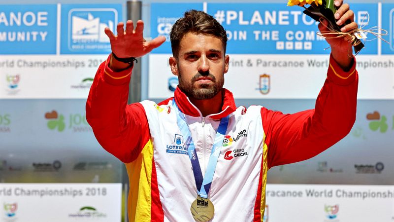 Carlos Garrote, oro en el K1 200 metros