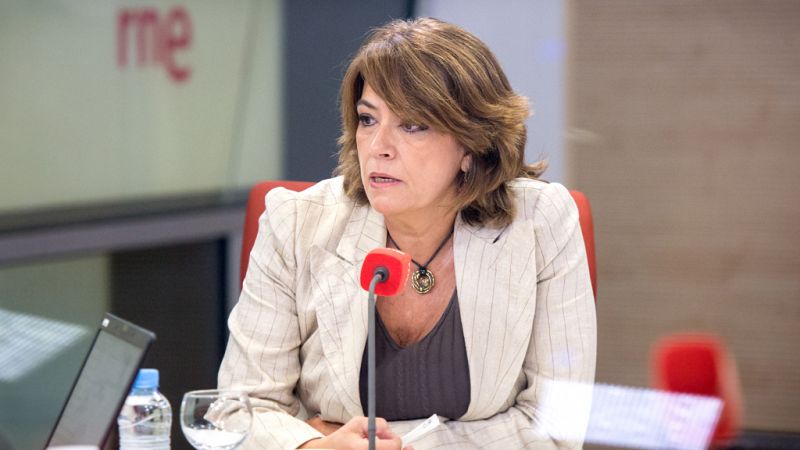 Delgado niega cambio de postura del Gobierno: "Defender los intereses de España pasa por defender al juez Llarena"