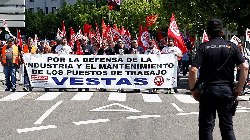Vestas presenta un ERE para despedir a los 370 empleados de su planta de León