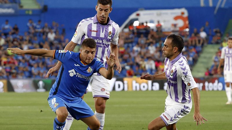El Getafe se enreda en el entramado defensivo del Valladolid