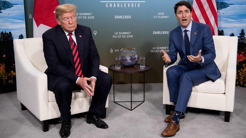 Trump notifica al Congreso la intención de firmar un acuerdo comercial con México, al que se podría sumar Canadá "si lo desea"