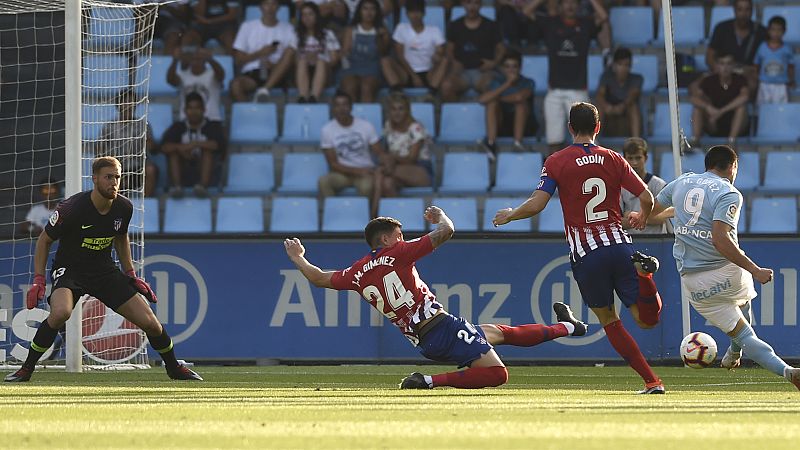 El Atlético resbala en Balaídos