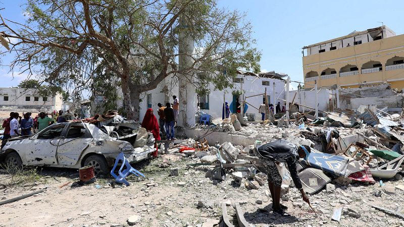 Al menos seis muertos, entre ellos dos niños, en un atentado terrorista en Somalia