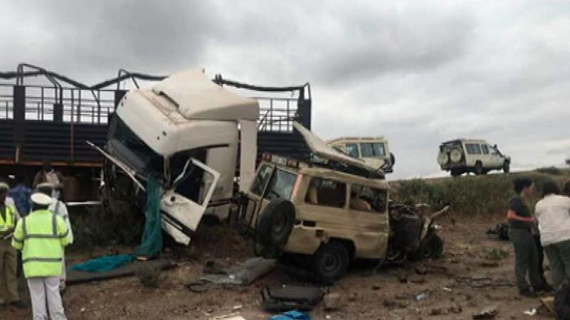 Tres españolas y un italiano mueren en un accidente de tráfico en Tanzania