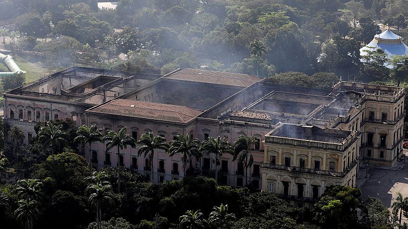 Brasil anuncia la reconstrucción del Museo Nacional tras el incendio que lo destruyó
