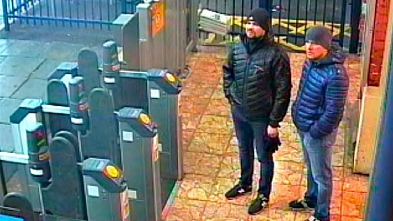 La policía británica lanza una orden de arresto contra dos rusos por el envenenamiento de Skripal