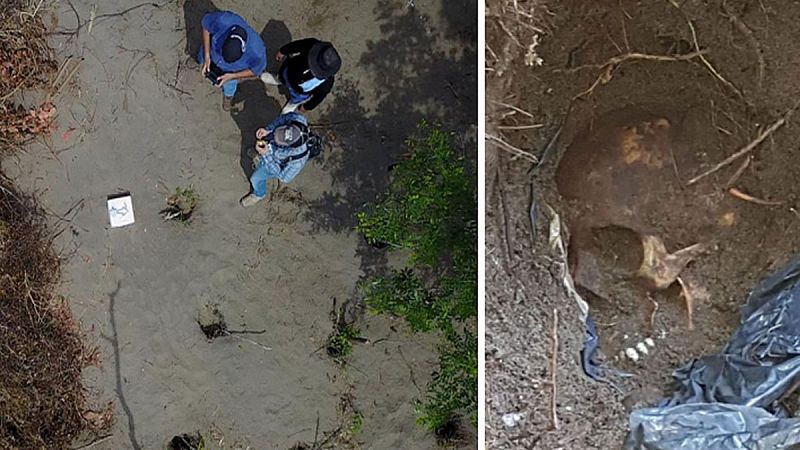 Localizan una fosa clandestina con 166 cráneos en el estado mexicano de Veracruz
