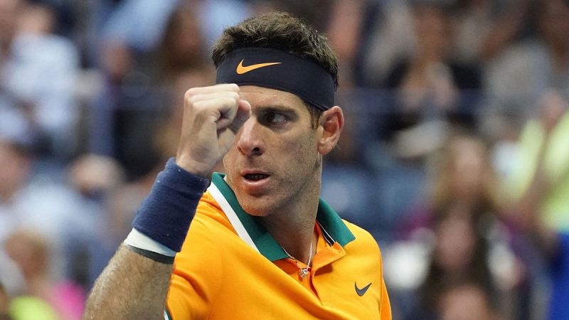Del Potro jugará contra Djokovic la final del US Open tras abandonar Nadal el partido por una lesión de rodilla
