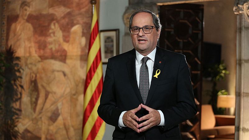 Torra llama a hacer efectiva la República: "O resistimos y avanzamos o nos conformamos"