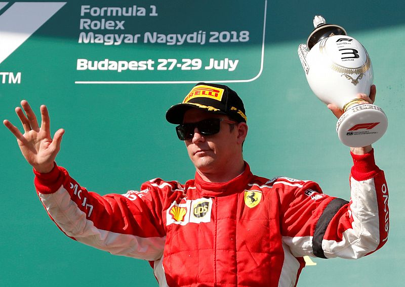 Kimi Raikkonen dejará Ferrari y correrá con Sauber en 2019