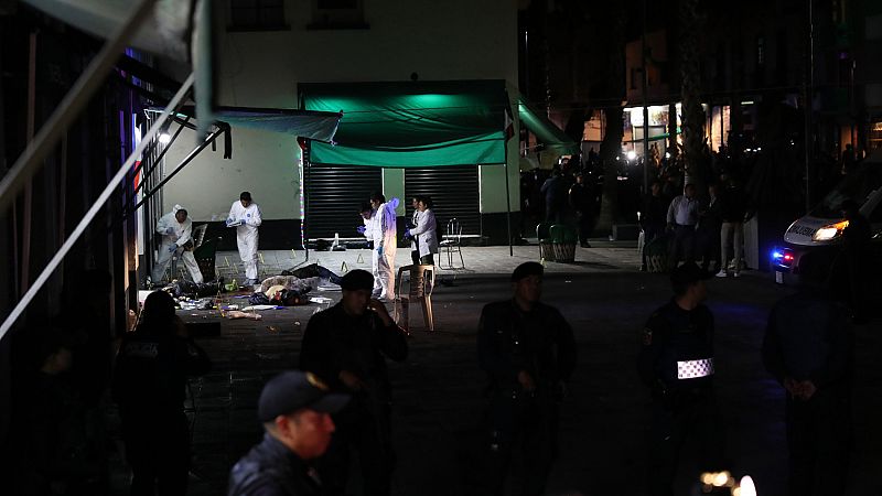 Investigan un tiroteo que ha dejado cinco muertos en la turística plaza Garibaldi de Ciudad de México