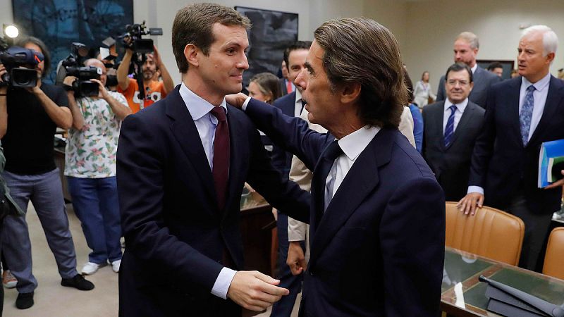 Aznar niega que exista una 'caja B' en el PP y que él haya ordenado pagos ilegales: "Jamás he sido imputado"