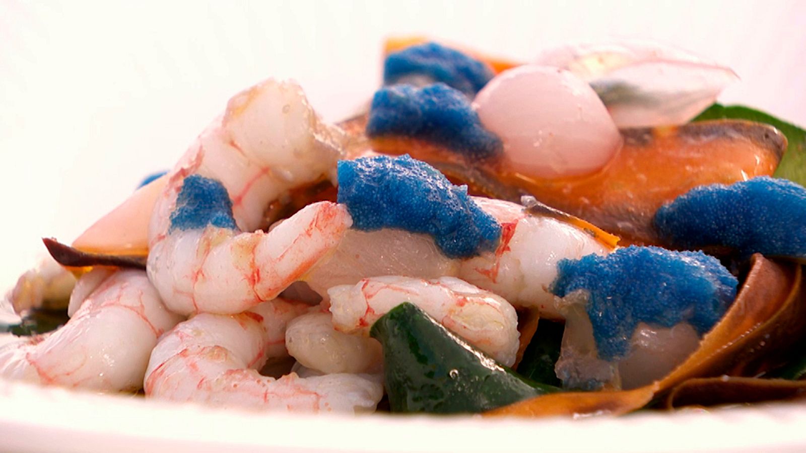 Torres en la cocina - Cintas con quisquillas