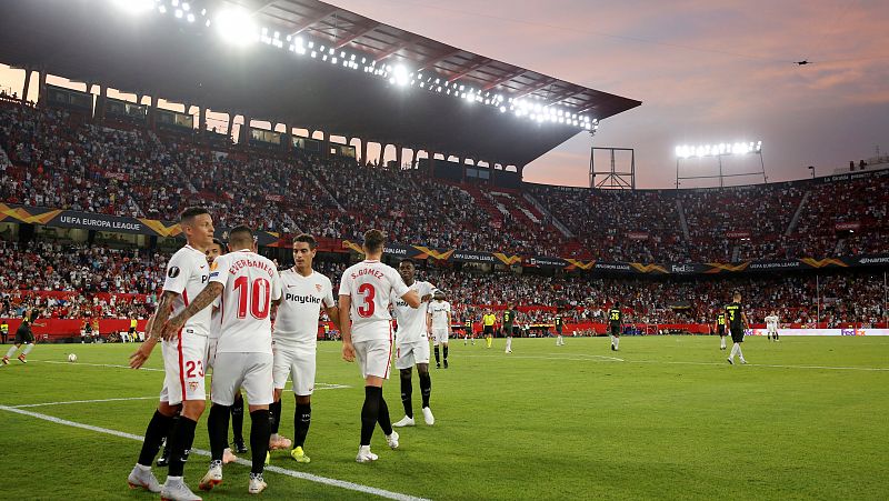 El Sevilla golea mientras Villarreal y Betis empatan en su debut europeo