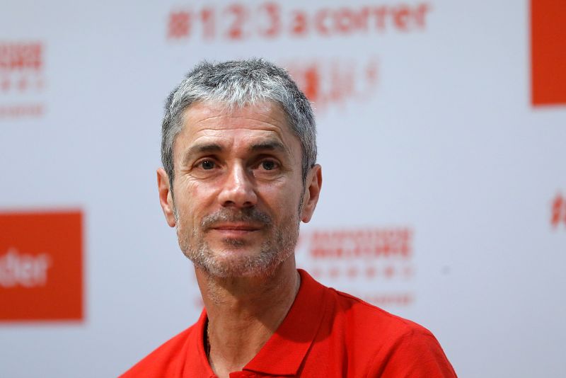 Martín Fiz recibe el alta tras ser atropellado por un coche mientras entrenaba