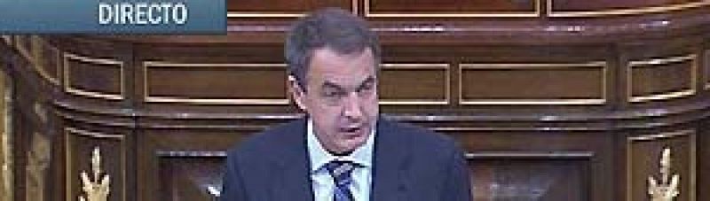 Zapatero defiende en el Congreso los "remedios extraordinarios" contra la crisis financiera