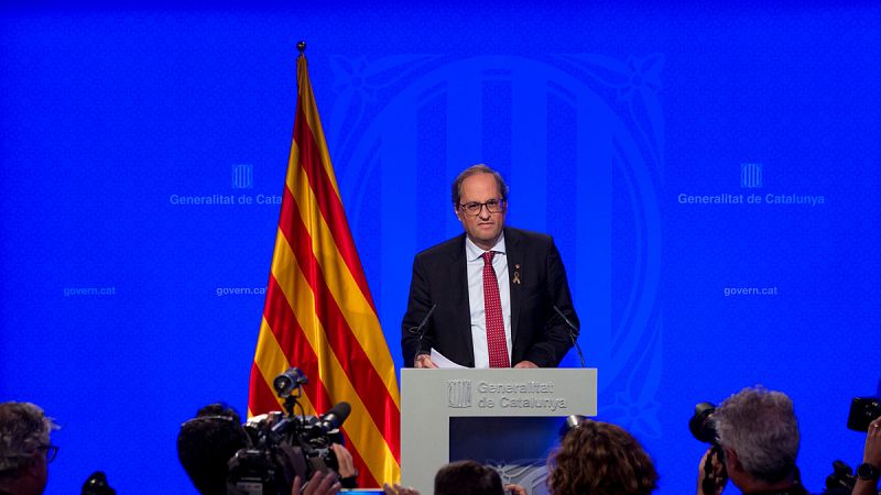 Torra activará un foro de debate sobre la "Constitución catalana" antes del 15 de octubre