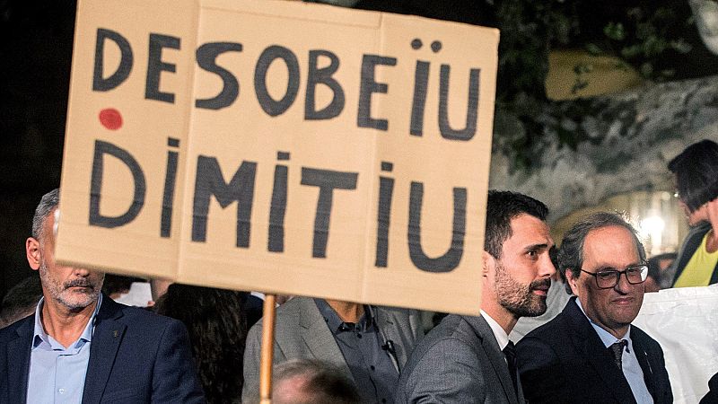 Sánchez pide a Torra no "alentar" a los radicales y advierte: "La violencia no es el camino"