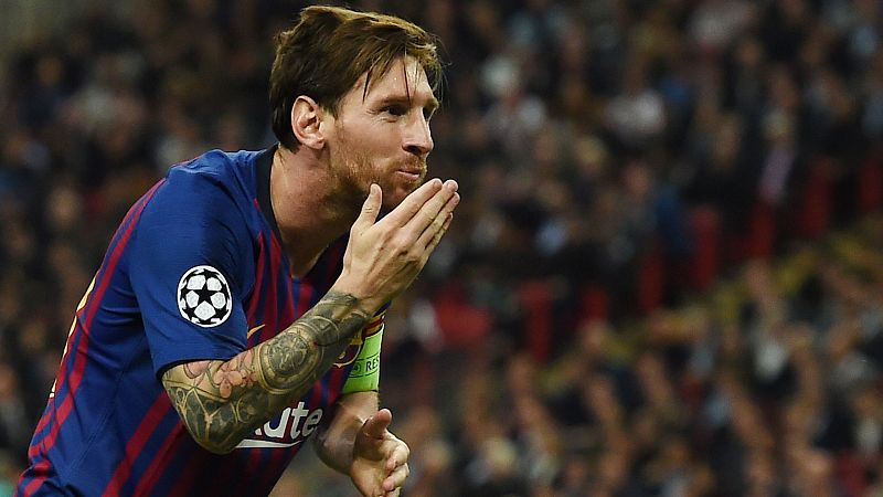 Messi vapulea al Tottenham en el 'templo' del Barça